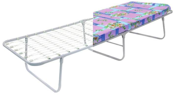 Кровать раскладушка-раскладушки с матрасом на сетке БК-2С оптовая цена от 2027руб