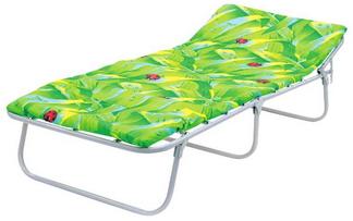 Раскладушка детская с матрасом (толщина 3см) ДК-М30 от 1000руб